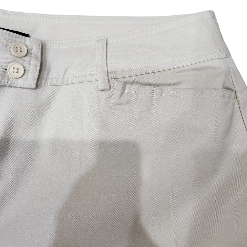 Lane Bryant Double Bottoms Capri Pants Season Collection Off White Size 14 - Picture 3 of 7